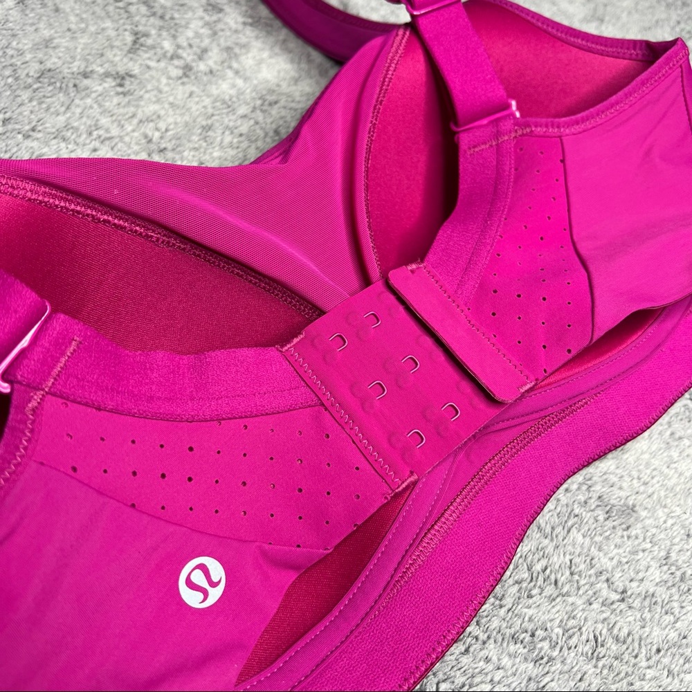 Lululemon Run Times Bra Ripened Raspberry (RIPR) Size 38DD NWT *Adjustable* - Picture 10 of 16